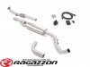 Sportowy wydech Cat-back system z klapami Abarth 500 / 595 / 695 1.4 T-JET RAGAZZON